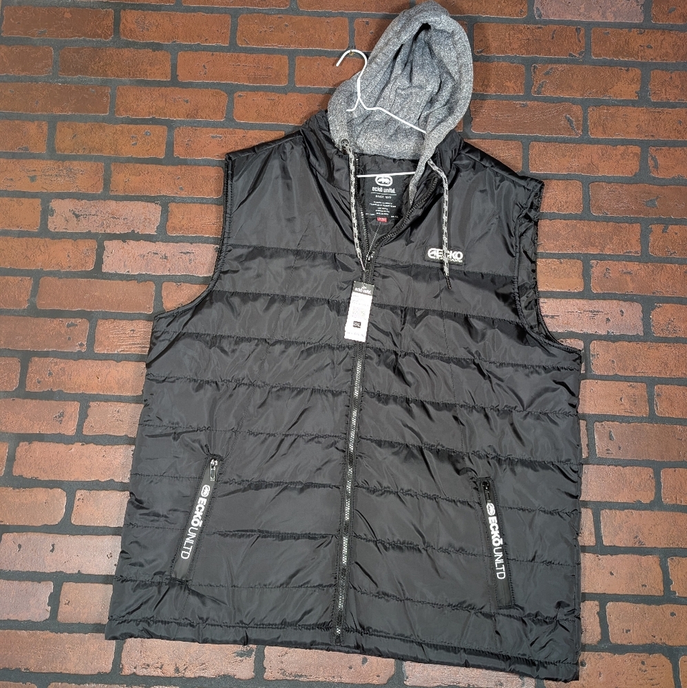 Ecko Unltd Men's XXL Sleek Puffer Gilet